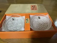 曽我ガラス　はにわ平皿　ガラス皿5枚セット　ソガガラス