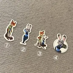 【ダイソー】ズートピア フィクシーズ シールワッペン