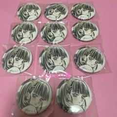 鬼滅の刃　WEBSHOPくじ　 描き下ろし　E賞 缶バッジ　栗花落カナヲ　11点