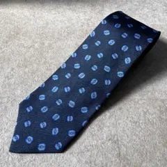 美品　LOUIGI BORRELLI グリーン ドット ネクタイ　イタリア製 LUIGI BORRELLI（ルイジ ボレッリ） 【SALE】ルイジボレッリ LUIGI