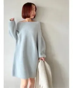 定価16,940円 SNIDEL ラクーンミニニットワンピース