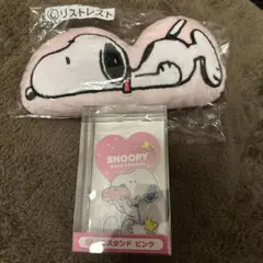 スヌーピー リストレスト & メモスタンド セット