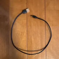 USB-A to Type-C充電ケーブル ブラック　約50センチ