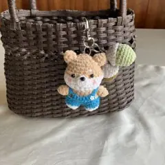 ハンドメイド　柴犬のキーホルダー