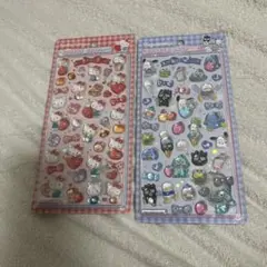 ボンボンドロップシール　サンリオ　ハローキティ　はぴだんぶい