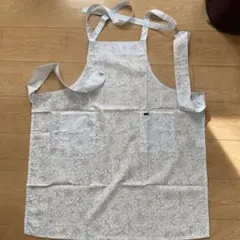 TEPCO 花柄エプロン ホワイト系　非売品