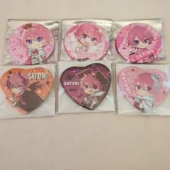 すとぷり　さとみくん　缶バッチまとめ売り