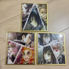 鬼滅の刃 webshopくじ アクリル色紙 柱 A06 A07 A08