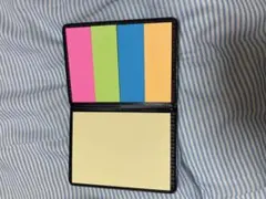 ロゴ入り黒付箋セット　ハードカバー