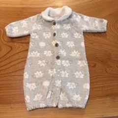 グレー フリース ロンパース 50 - 70