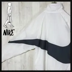 【ビッグスウッシュ】 ナイキ 刺繍ロゴ バイカラー M相当 ウーブンジャケット