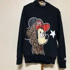 BABYDOLL ミッキーマウス パーカー ブラックメンズM男女兼用