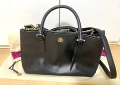 【Tory Burch ショルダー/ハンドバッグ】ミッドナイトブルー(濃紺）