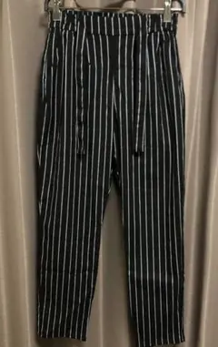 H&M ストライプ柄 ロングパンツ カジュアルパンツ サイズ160