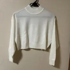 H&Mハイネックセーター　S ホワイト