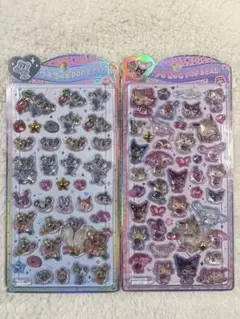 正規品　うるちゅるポップシール　日焼けキティ　エンジェルブルー　なかむらくん