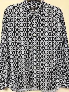상태좋음 24SS 꼼데가르송 オムドゥ DEUX 柄 ストライプシャツ S