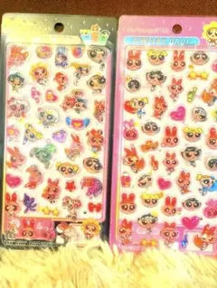 パワーパフガールズ 透明シール 2 うるちゅるシートセット