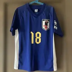 ◇JFA サッカー日本代表 ユニフォーム 水野晃樹 ゲームシャツ #18
