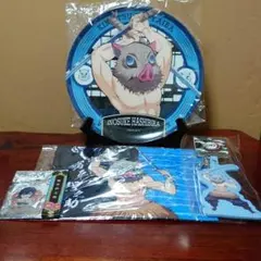 鬼滅の刃グッズ ぺたん娘 お皿 プレート 嘴平伊之助