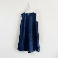 Sサイズ⭐️春にぴったり♪キッズにも♪ジーユー レースノースリーブワンピース
