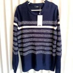AZUL BY MOUSSY ボーダー柄 長袖ニットのサムネイル