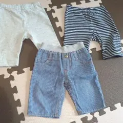 レギンス 七分丈 80サイズ 3つセット