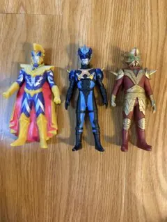 ウルトラマンソフビ3体セット ロイヤルメガマスター　トレギア、エースキラー