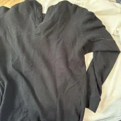 UNIQLO 七分袖カットソー Mサイズ ブラック ホワイト