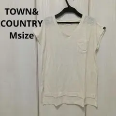 TOWN&COUNTRY☆ポケット付きTシャツ Mサイズのサムネイル