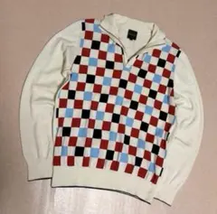 美品 MACKINTOSH PHILOSOPHY Checkered Knit