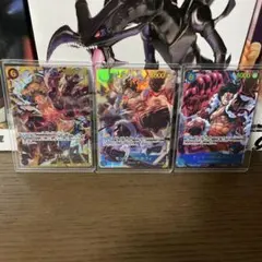 モンキー・D・ルフィ SEC シークレット3枚セット（パラレル1枚）