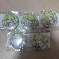 ポプテギアス E賞 C.C. 缶バッジ 5個セット