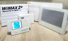 UQ WIMAX W04 + クレードル HWD35PUU + PHOTO-U2