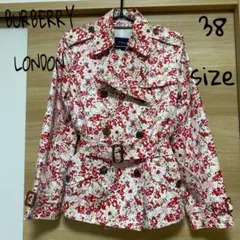 BURBERRY バーバリー　トレンチコート　スプリングコート　ベルト付き　ロゴ