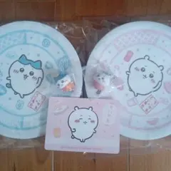 ハチワレ ちいかわ くら寿司 寿司皿 フィギュア コラボメニュー カード