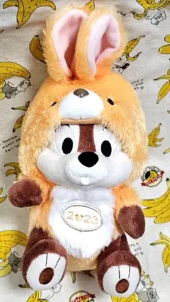 ディズニー 干支ぬいぐるみ 2023 卯年 チップとデール うさぎ着ぐるみ