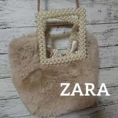 ZARA　ファーショルダーバッグ