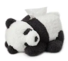 ジェラートピケ パンダティッシュケース ティッシュボックスカバー