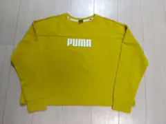 PUMA イエロー スウェット トレーナー