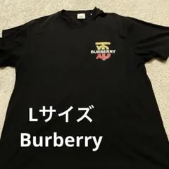 Burberry ロゴ Tシャツ ブラック　バーバリー L