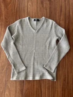 AZUL by MOUSSY グレー Vネックセーター M