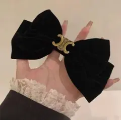 新品未使用❣️CELINE セリーヌ リボン バレッタ ヘアアクセサリー