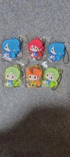 イナズマイレブン アニメキャラクター ストラップ 6個セット