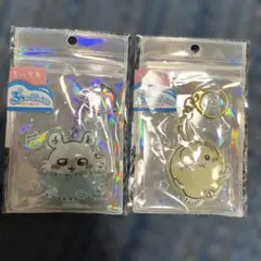 【最終値下げです！】ちいかわ モモンガ/うさぎ ぷっくりったいキーホルダー ２個
