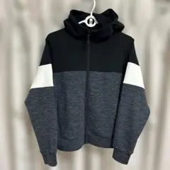 ユニクロ ウルトラストレッチ ドライスウェット フルジップパーカ 黒系160cm