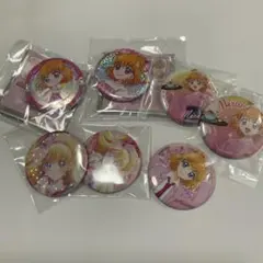 魔法つかいプリキュア 朝日奈みらい　キュアミラクル　 缶バッジ 7点セット