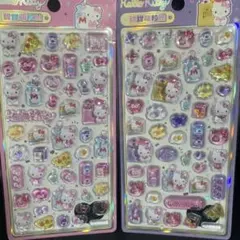 サンリオ キティー ドロップシール ライセンス有　2枚セット