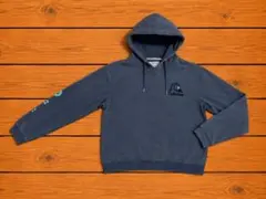 20レアモデル【QUIK　SILVER】パーカー　ネイビーブルー限定富士山モデル