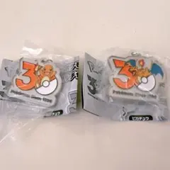ポケモン30周年 メタルチャームマスコット ヒトカゲ　リザードン